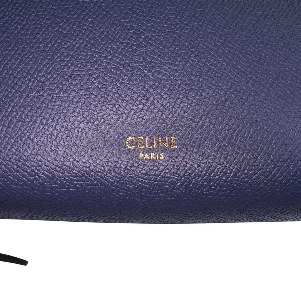 Celine Nano Grained Calfskin Belt Bag Purple Leather Good - Box View