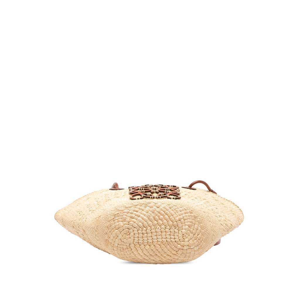 Loewe Paulas Ibiza Small Anagram Raffia Tote Brown Very good condition - Inside View