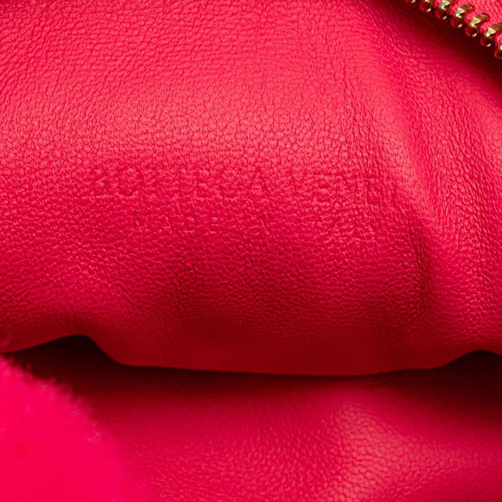 Bottega Veneta Mini Shearling Jodie Pink Very good - Box View