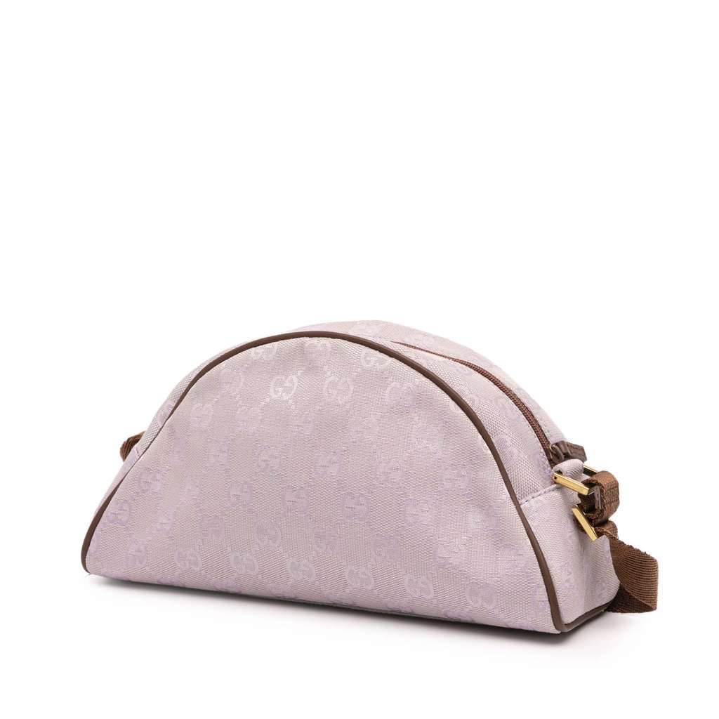 Gucci GG Canvas Shoulder Bag Purple Canvas Very good condition - Back View