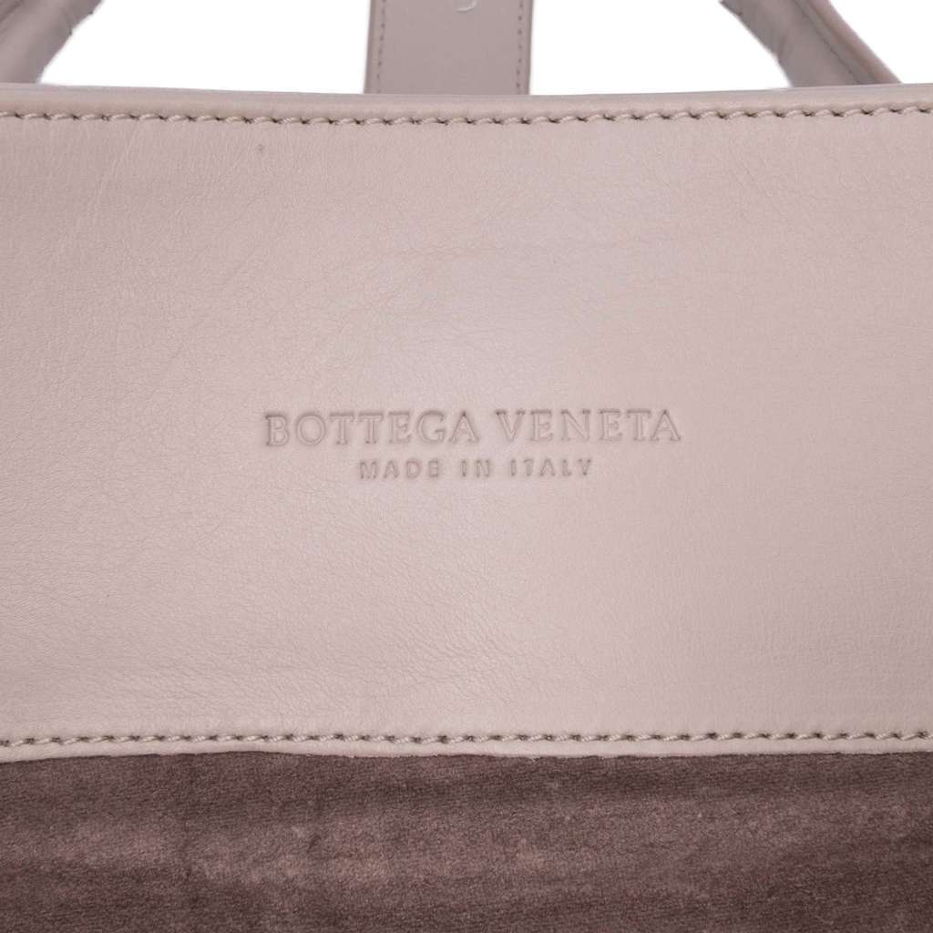 Bottega Veneta Medium Nappa Intrecciato Roma Tote Brown Leather Good - Box View