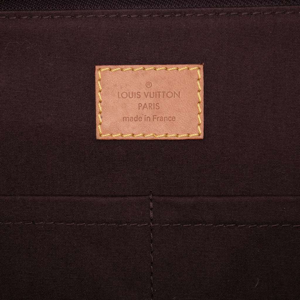 Louis Vuitton Monogram Vernis Alma PM Purple Leather Good - Box View