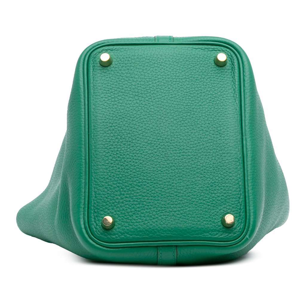 Hermès Clemence Picotin Lock 18 Green Leather Good condition - Inside View