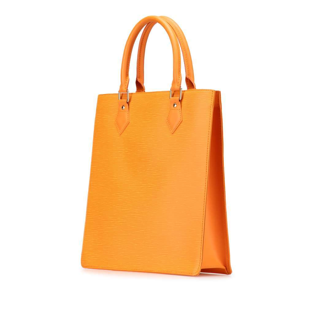 Louis Vuitton Epi Sac Plat PM Orange Leather Very good - Back View
