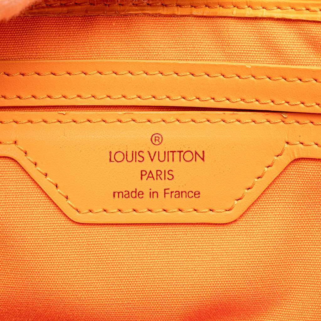 Louis Vuitton Epi Sac Plat PM Orange Leather Very good - Box View