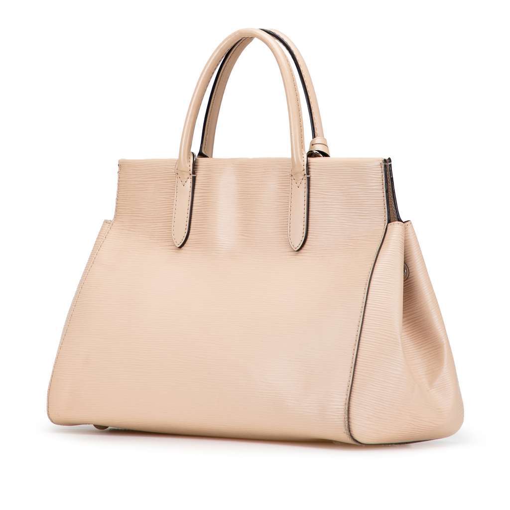 Louis Vuitton Epi Marly MM Brown Leather Very good - Back View