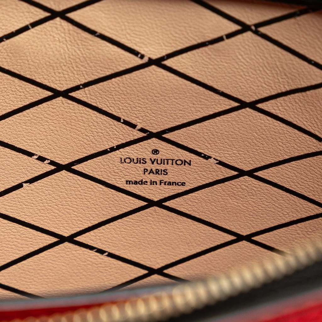 Louis Vuitton Epi Trunk Clutch Red Leather Very good - Box View