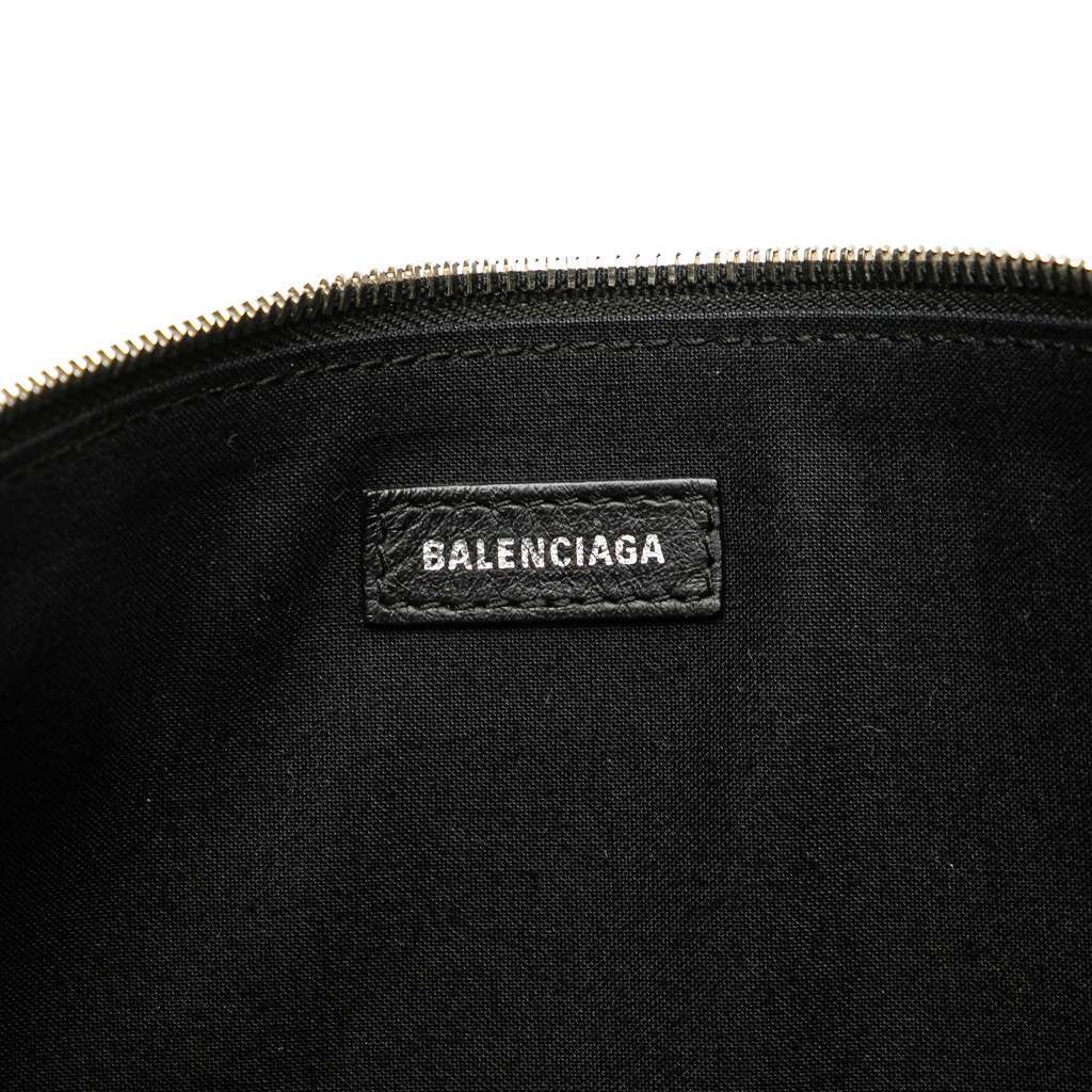 Balenciaga Leather Everyday Clutch Black Leather Good condition - Box View