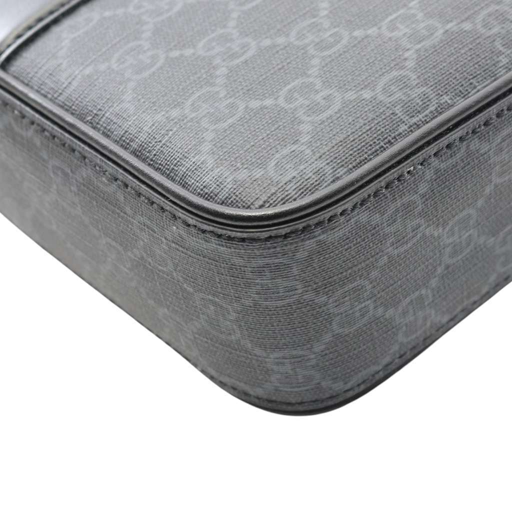 Gucci Large GG Supreme Web Tote Black Canvas Very good - Box View