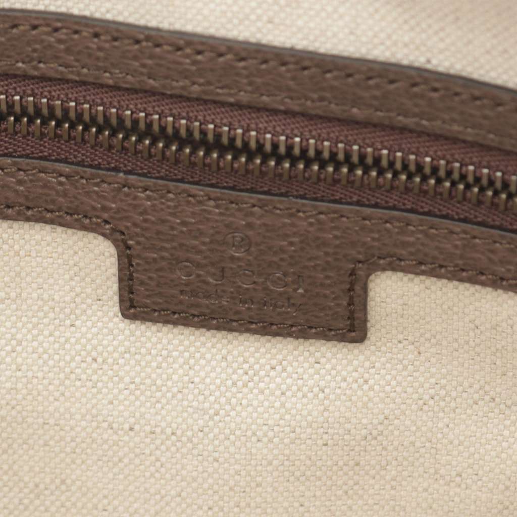 Gucci Small GG Supreme Web Ophidia Crossbody Brown Canvas Very good - Model View