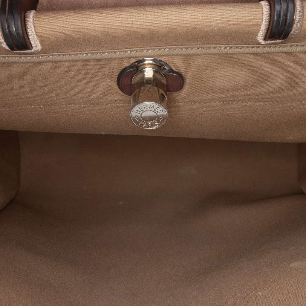 Hermès Toile Herbag Zip 39 Brown Canvas Good condition - Model View