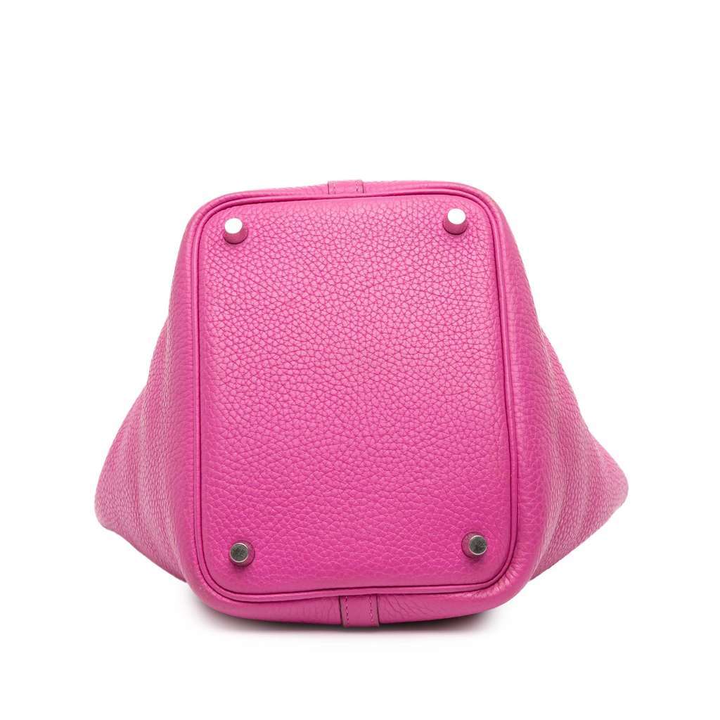 Hermès Clemence Picotin Lock 18 Pink Leather Good condition - Inside View