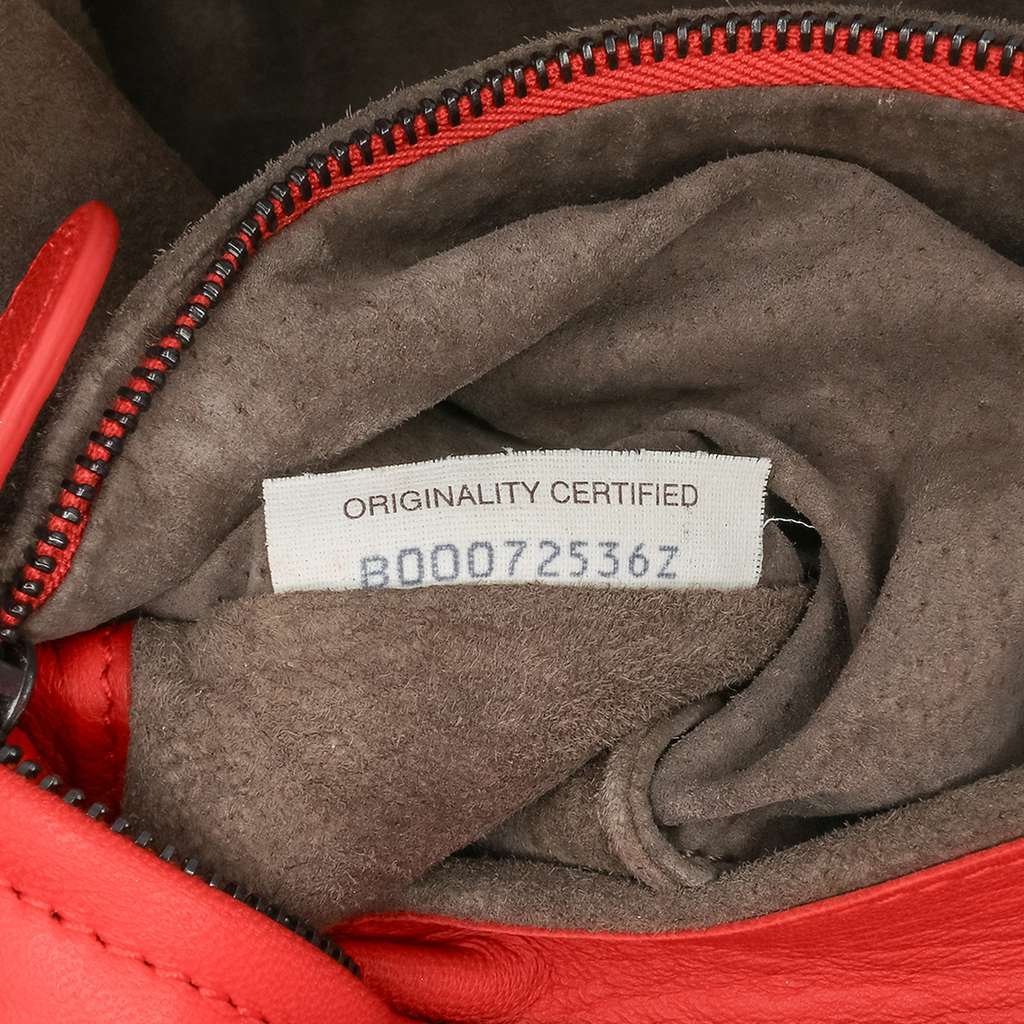 Bottega Veneta Medium Nappa Intrecciato Garda Tote Red Leather Good condition - Box View