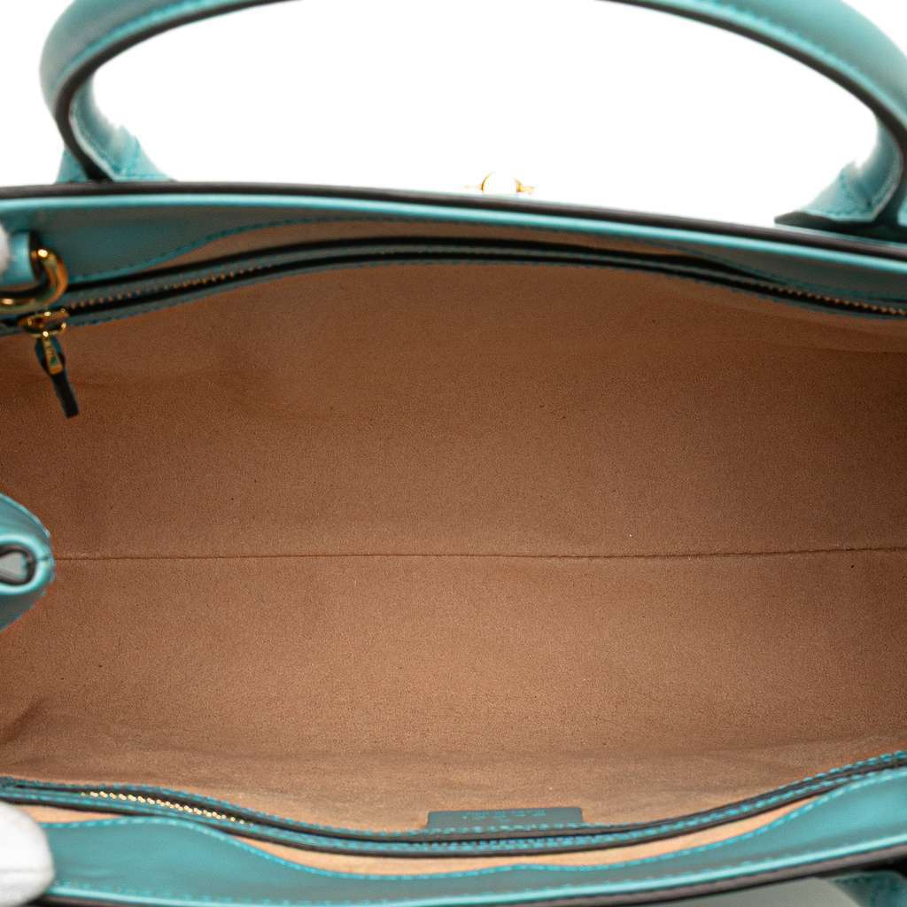 Gucci Medium Calfskin Jackie 1961 Tote Blue Leather Very good condition - Model View