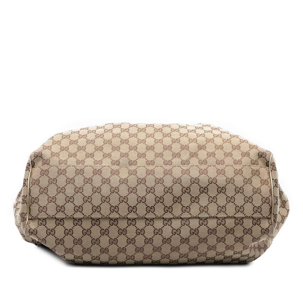 Gucci Large GG Canvas Sukey Tote Brown Canvas Good condition - Inside View