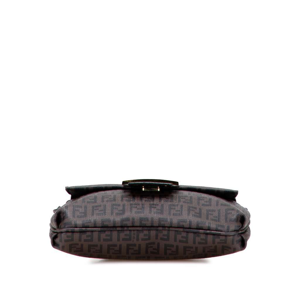 Fendi Zucchino Spalmati Crossbody Brown Canvas Very good - Inside View