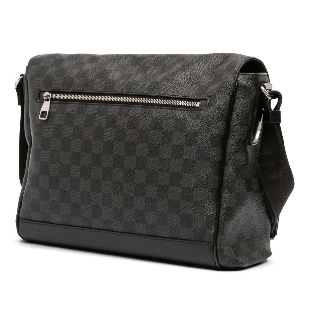 Louis Vuitton Damier Graphite Skyline Messenger MM Black Good condition - Back View