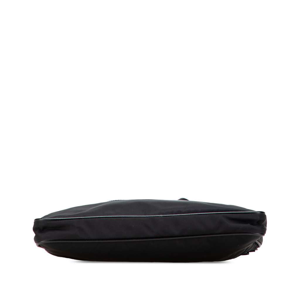 Prada Tessuto Zip Top Crossbody Black Good - Inside View