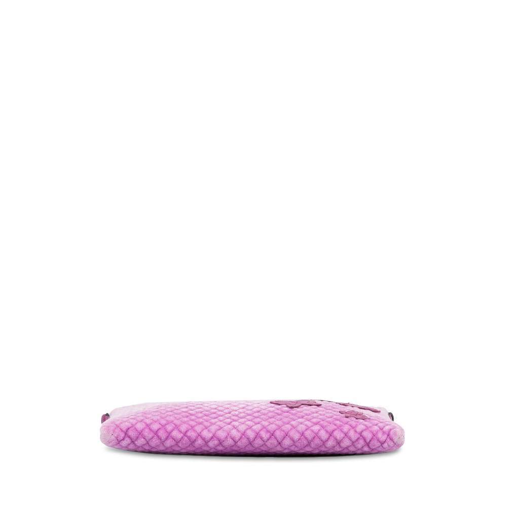 Bottega Veneta Intrecciato Butterfly Pochette Velvet Shoulder Bag Purple Velvet Good - Box View