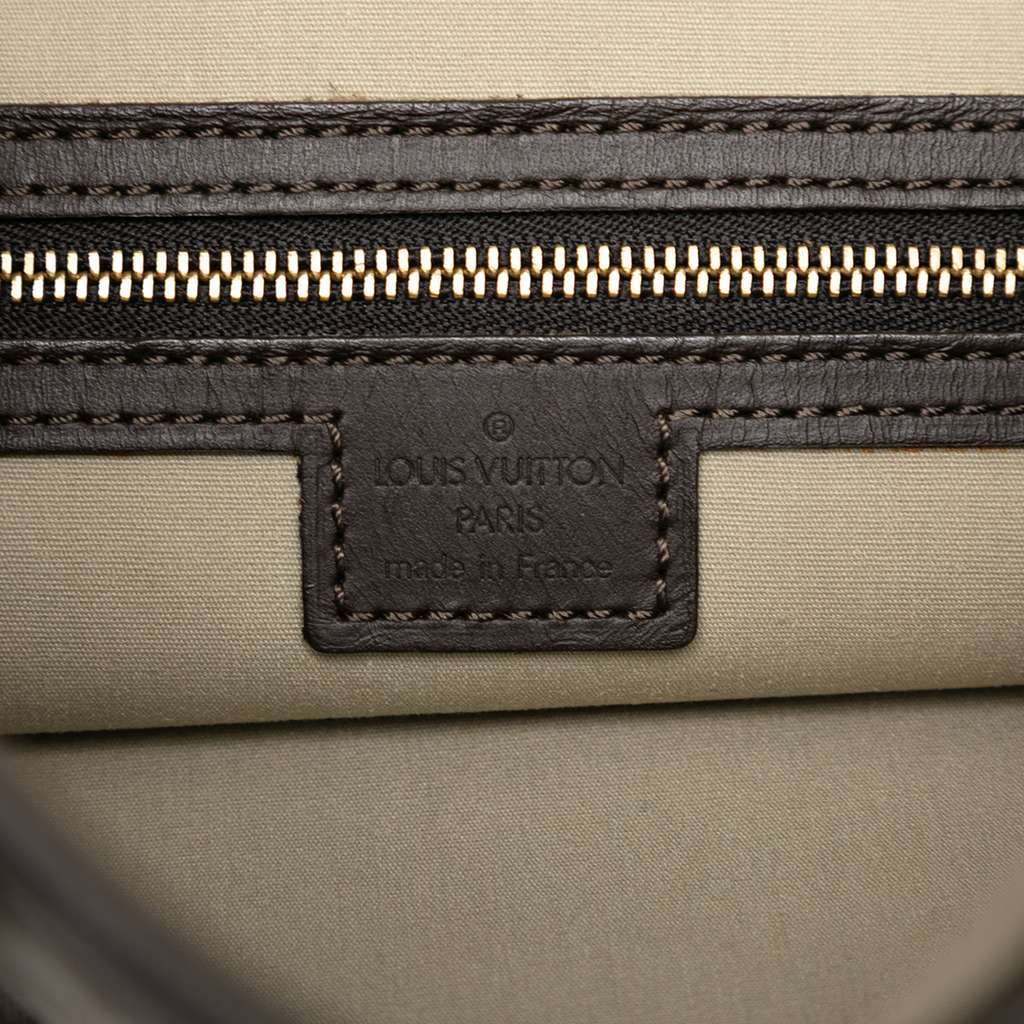 Louis Vuitton Monogram Mini Lin Francoise Brown Canvas Very good condition - Box View