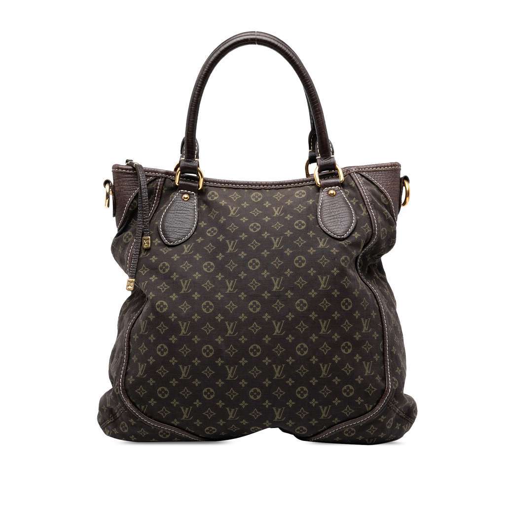 Louis Vuitton Monogram Mini Lin Besace Angele Brown Canvas Very good condition - Front View
