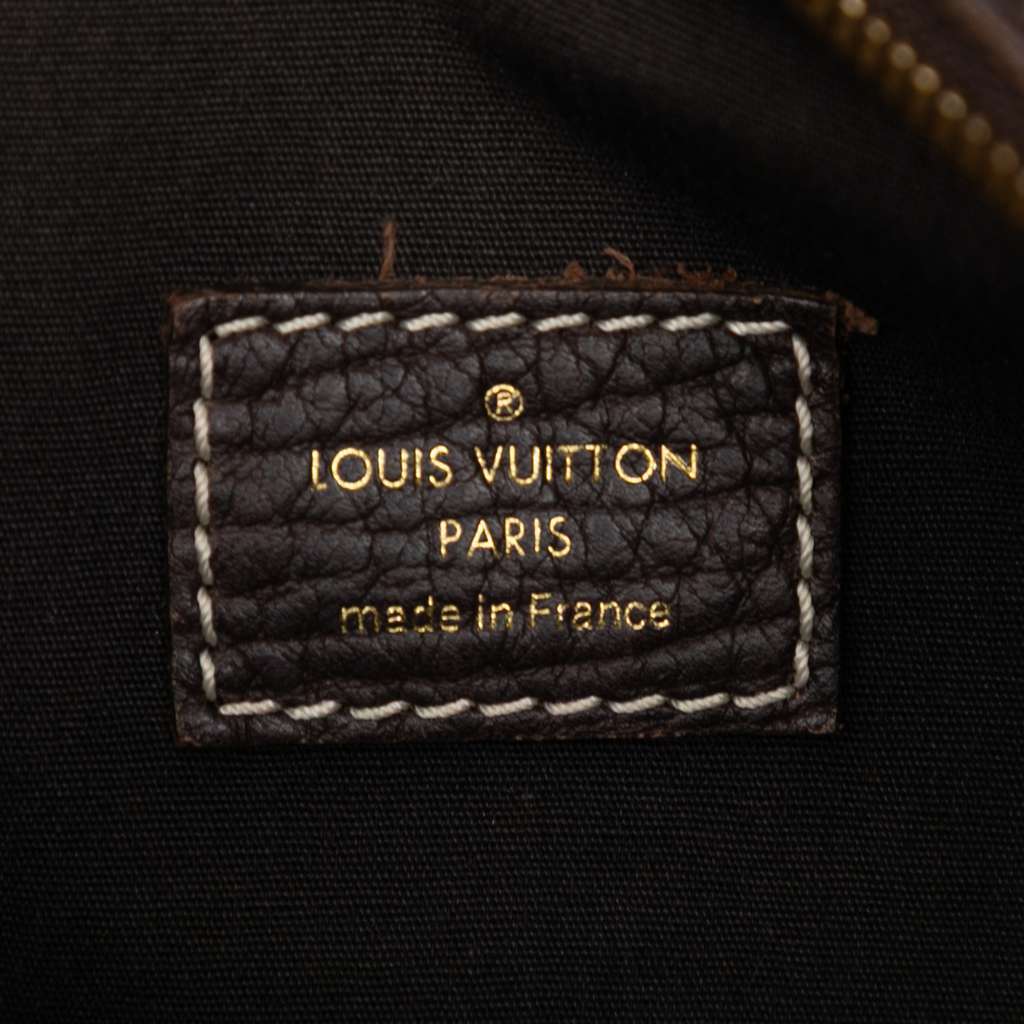 Louis Vuitton Monogram Mini Lin Besace Angele Brown Canvas Very good condition - Box View
