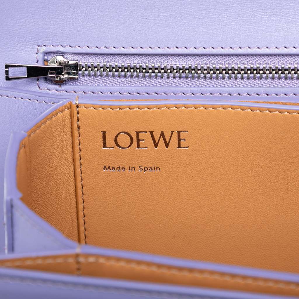 Loewe Medium Leather Goya Crossbody Purple Leather Very good - Box View