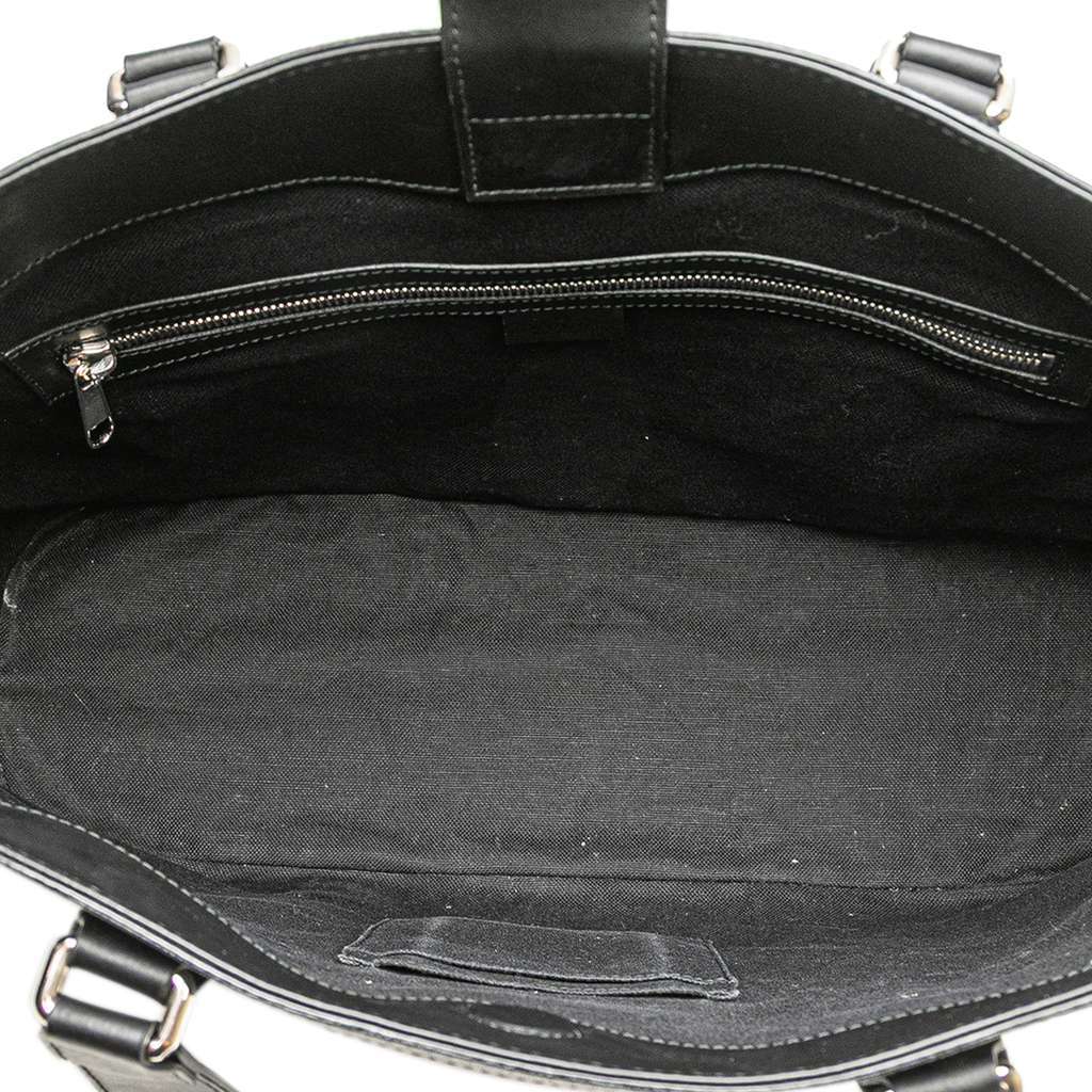 Gucci Large GG Supreme Web Tote Black Canvas Good - Model View