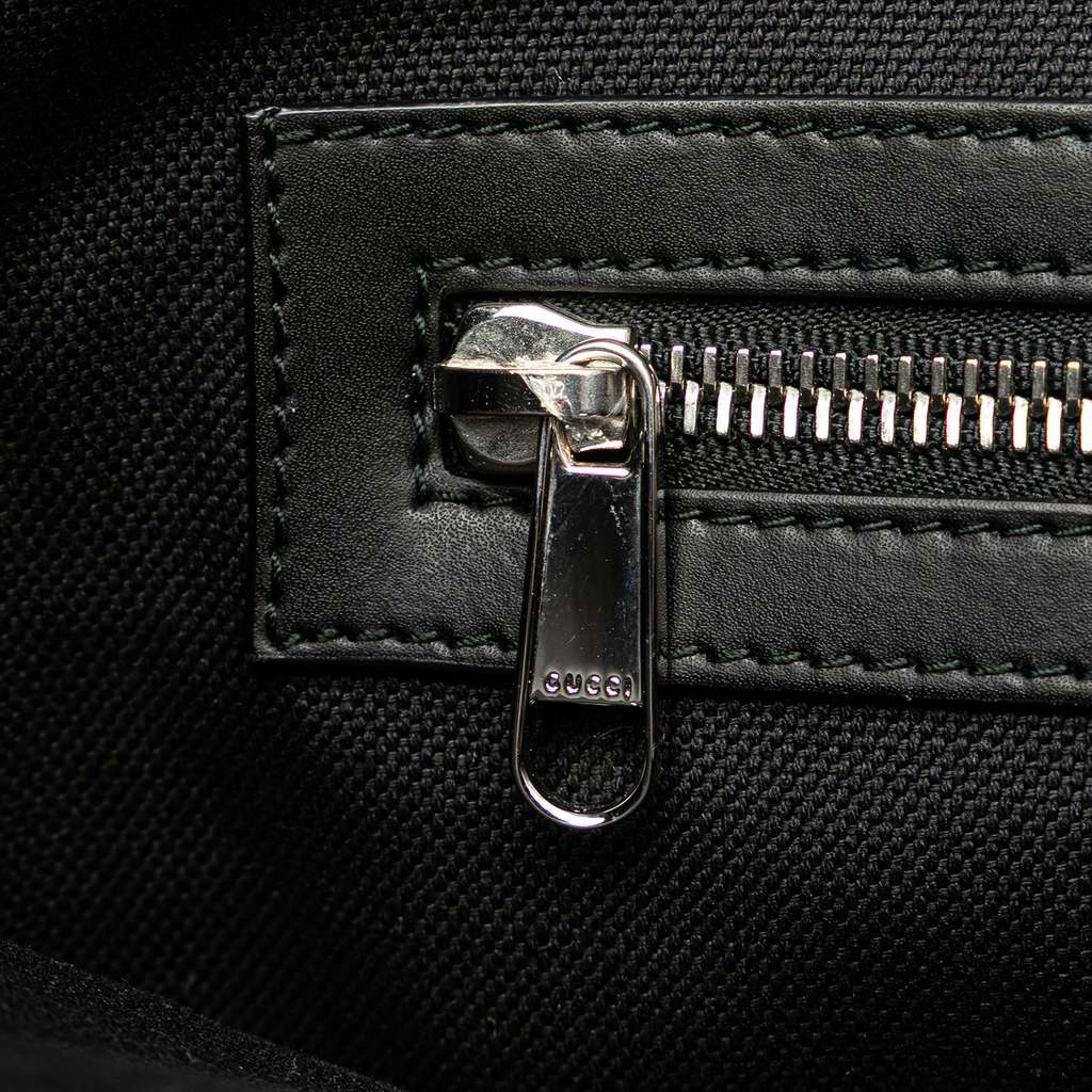 Gucci Large GG Supreme Web Tote Black Canvas Good - Box View