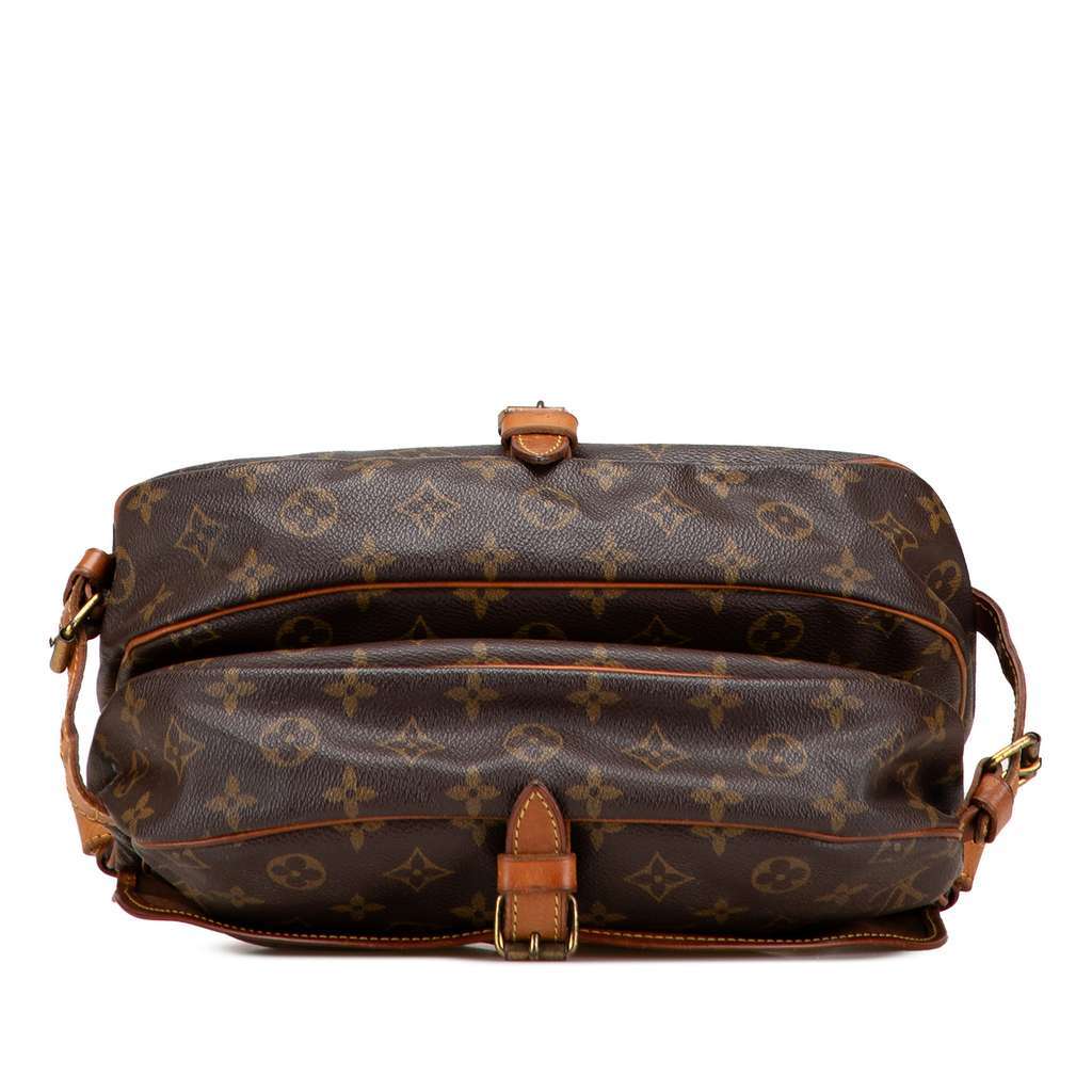 Louis Vuitton Monogram Saumur 30 Brown Fair - Inside View