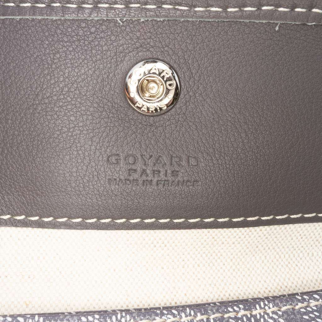 Goyard Goyardine Saint Louis PM Grey Canvas Good condition - Box View