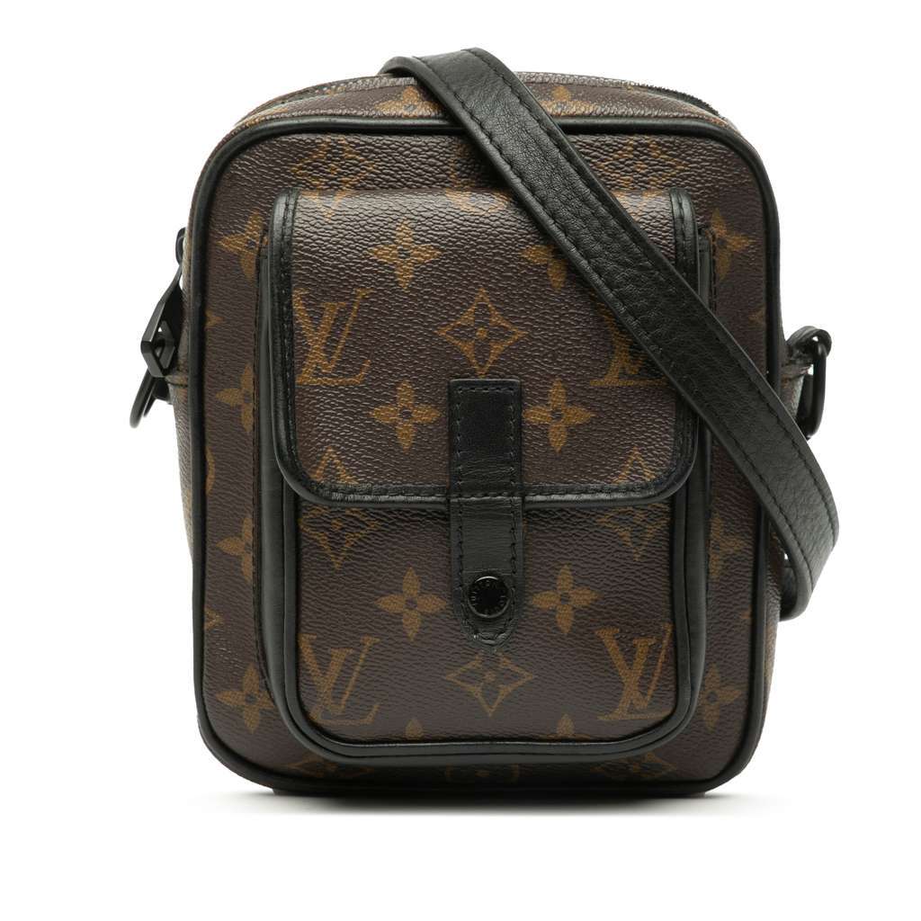 Louis Vuitton Monogram Macassar Christopher Wearable Brown Very good - Front View
