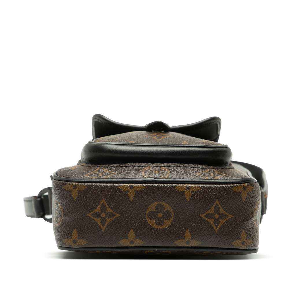 Louis Vuitton Monogram Macassar Christopher Wearable Brown Very good - Inside View