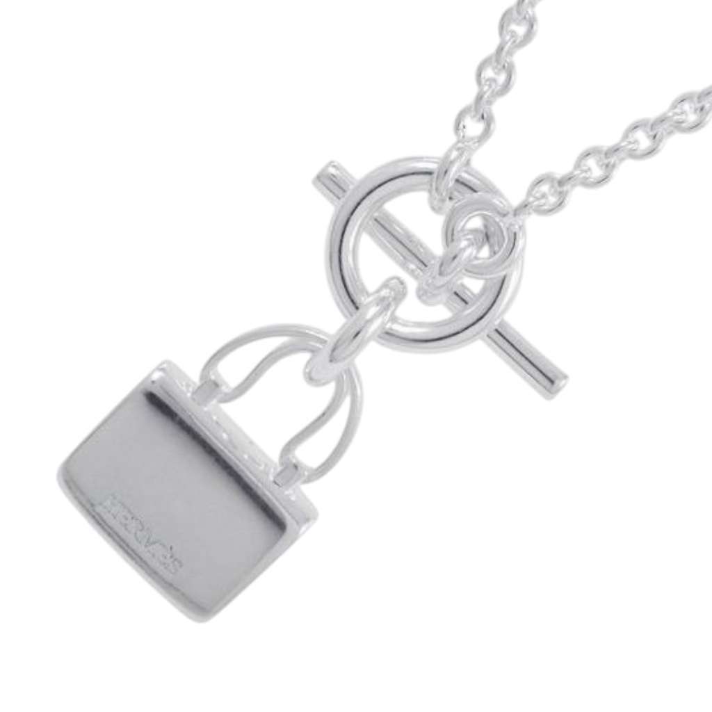 Hermès Sterling Silver Amulettes Constance Bracelet Silver Silver Good condition - Back View