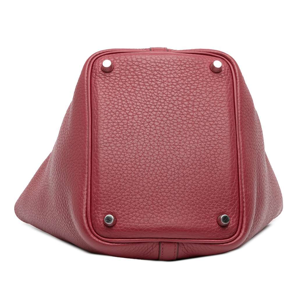 Hermès Clemence Picotin Lock 18 Red Leather Good condition - Inside View