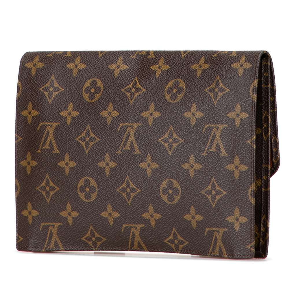 Louis Vuitton Monogram Pochette Rabat 23 Brown Good - Back View