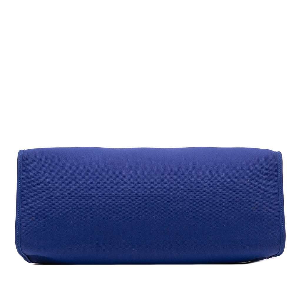 Hermès Toile Herbag Zip 39 Blue Canvas Good condition - Inside View