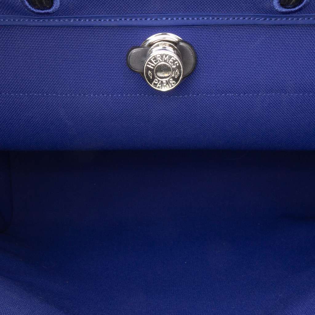 Hermès Toile Herbag Zip 39 Blue Canvas Good condition - Model View