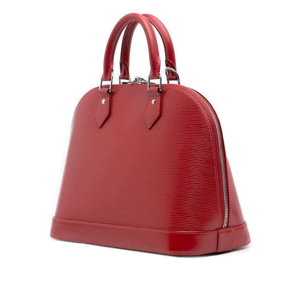 Louis Vuitton Epi Alma PM Red Leather Good - Back View