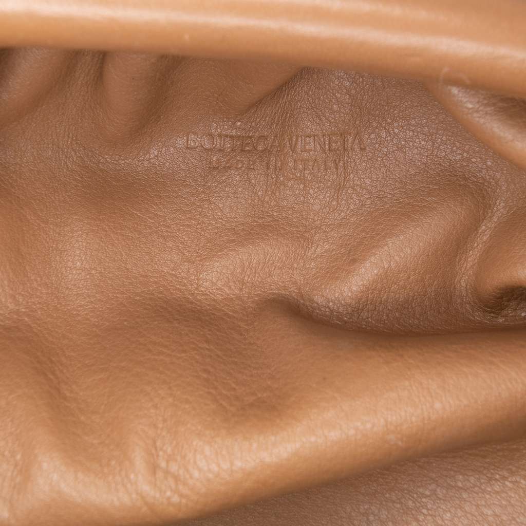 Bottega Veneta Lambskin The Mini Pouch Crossbody Brown Leather Good - Box View