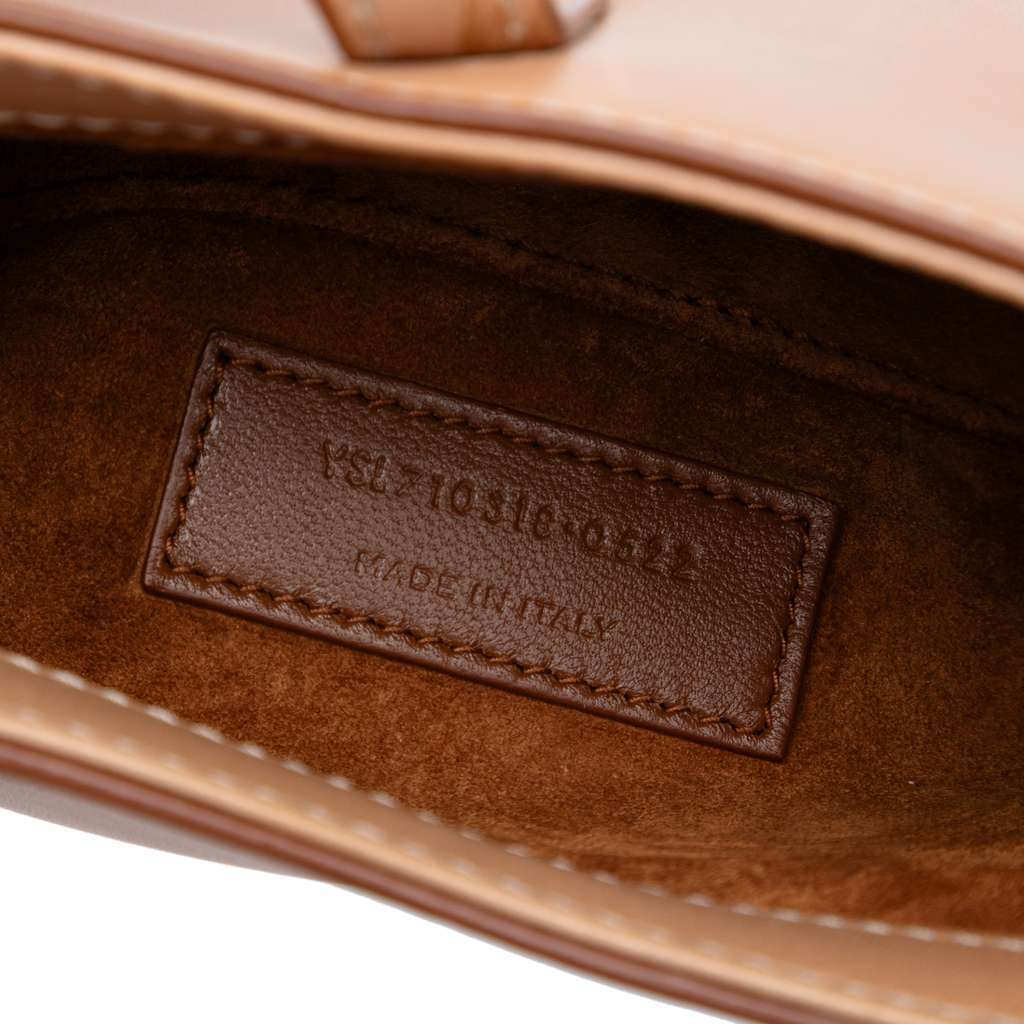 Saint Laurent Mini Smooth Calfskin Le 5 a 7 Hobo Brown Leather Very good - Box View