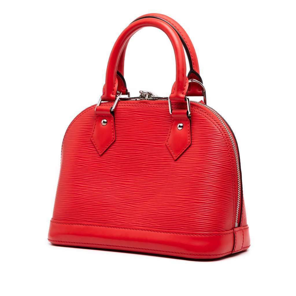 Louis Vuitton Epi Alma BB Red Leather Good - Back View