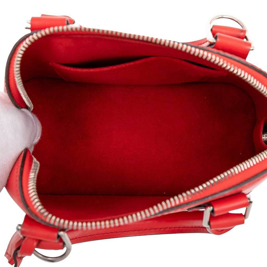 Louis Vuitton Epi Alma BB Red Leather Good - Model View