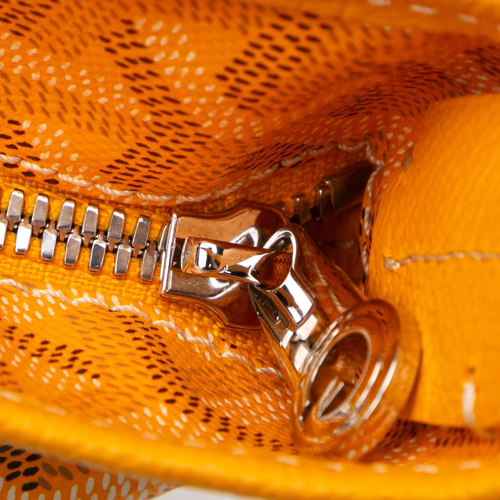 Goyard Goyardine Boheme Hobo Yellow Canvas Very good - Box View