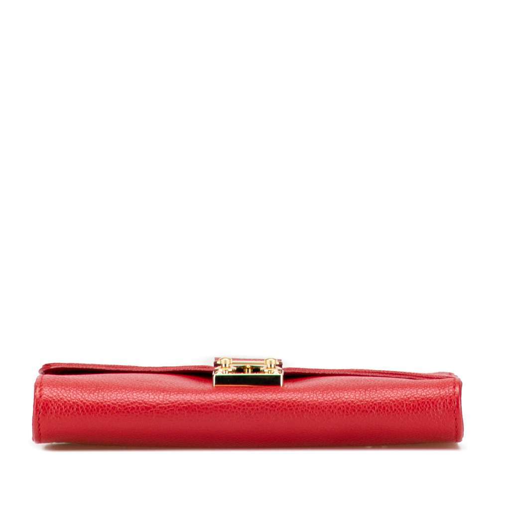 Louis Vuitton Monogram Empreinte Saint Germain Pochette Red Leather Very good - Inside View