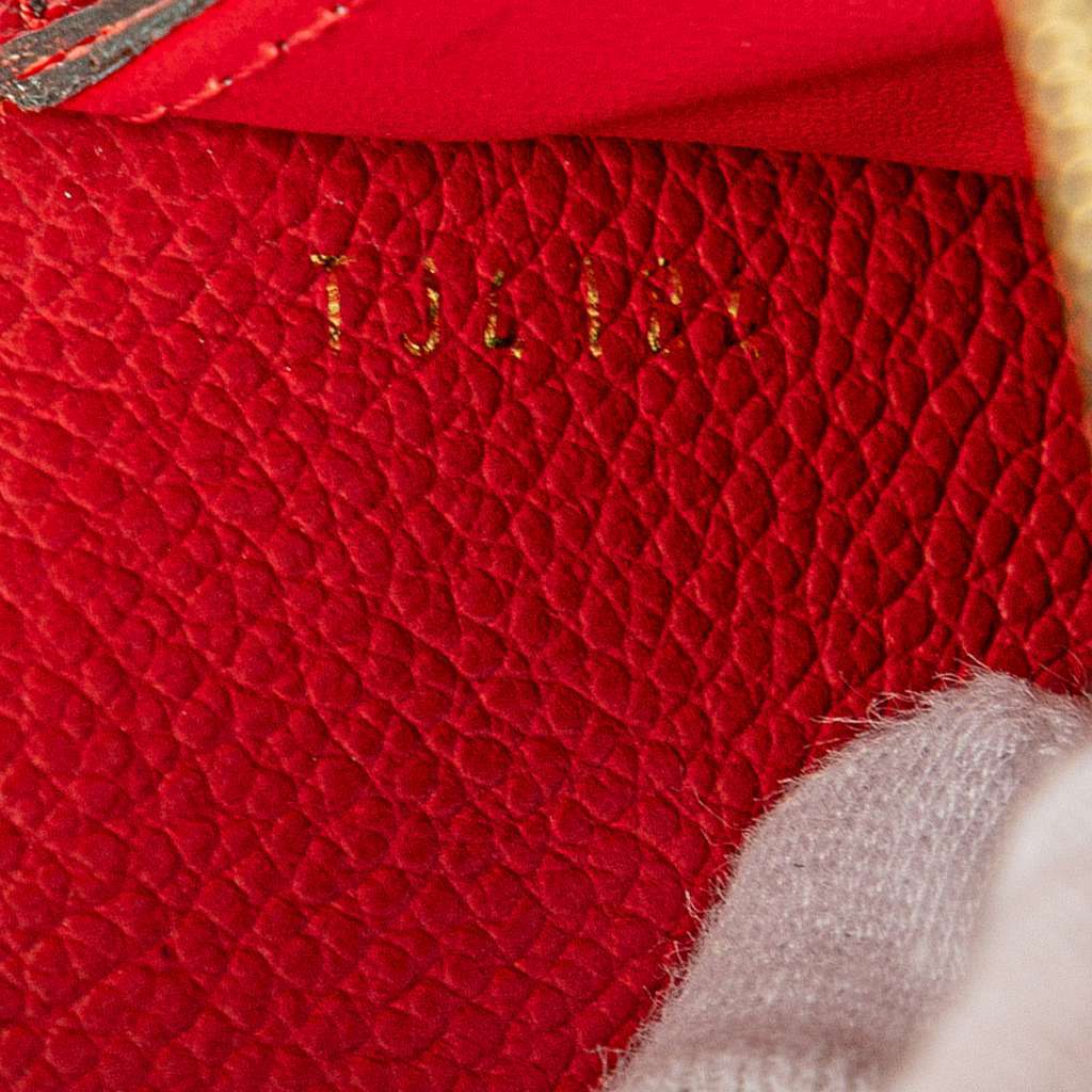 Louis Vuitton Monogram Empreinte Saint Germain Pochette Red Leather Very good - Box View