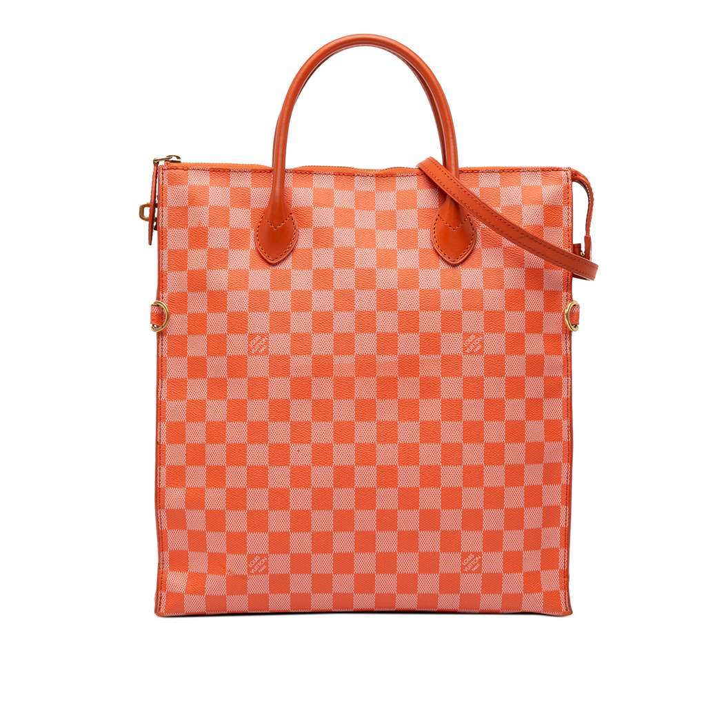 Louis Vuitton Damier Couleurs Mobil Piment Orange Very good - Front View