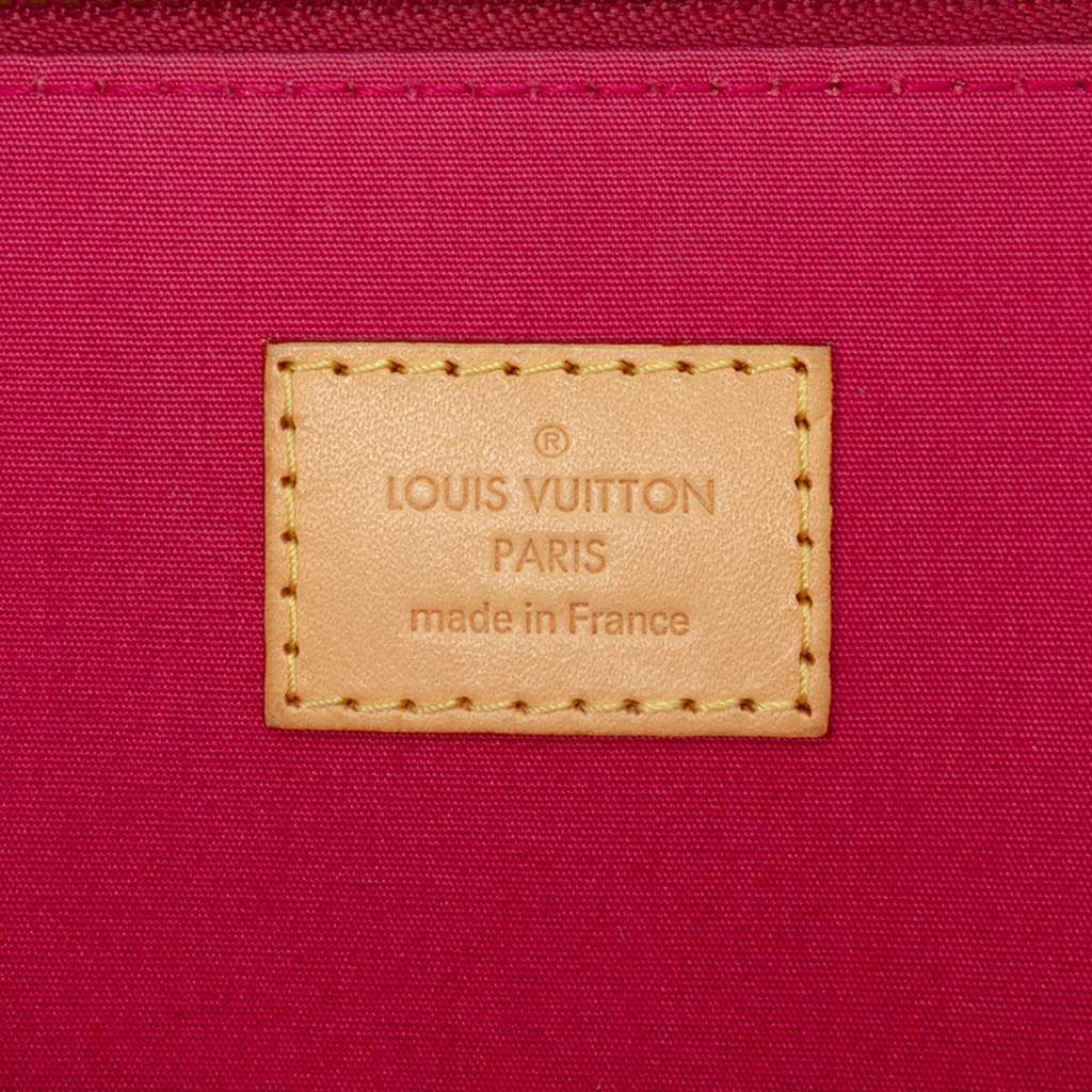 Louis Vuitton Monogram Vernis Alma PM Red Leather Good - Box View