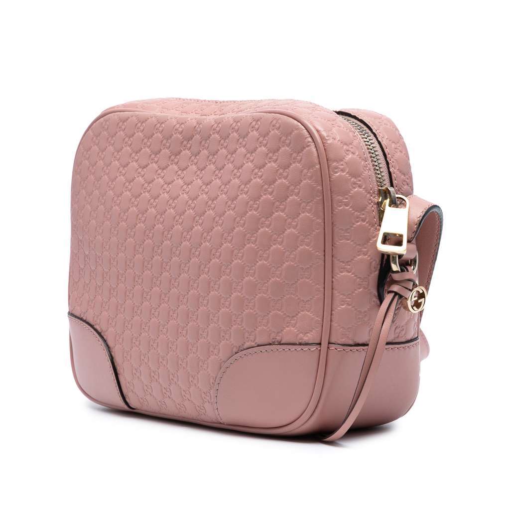 Gucci Microguccissima Bree Crossbody Pink Leather Very good condition - Back View