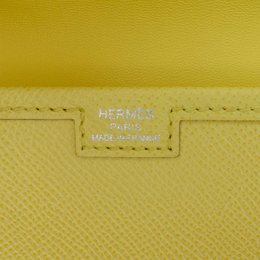 Hermès Swift Jige Elan 29 Yellow Leather Good condition - Box View